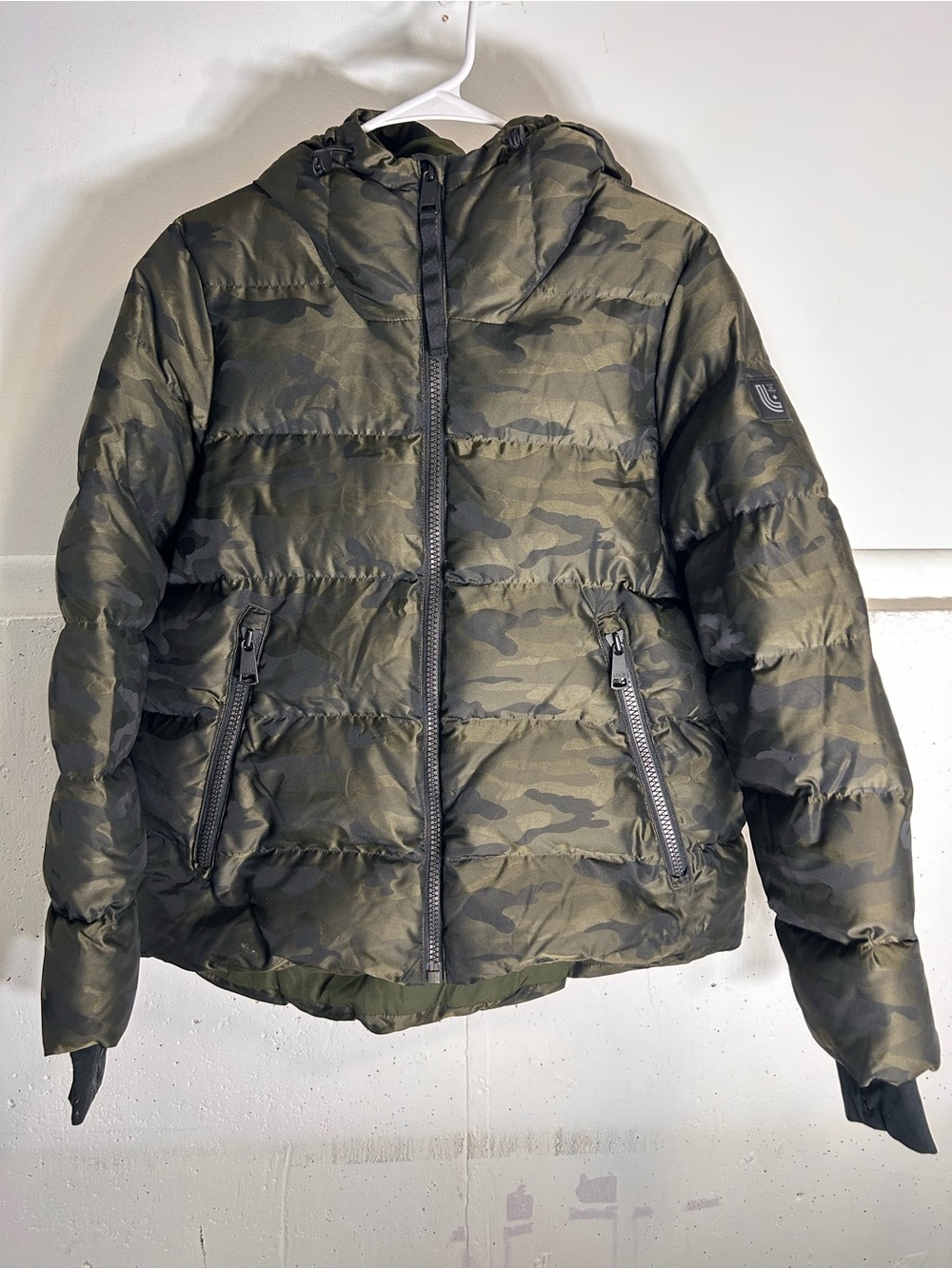 Lole Camo Puffer Jacket with Hood
